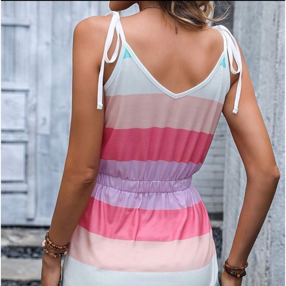 NOT FOR SALE ! color block Cami dress - Picture 5 of 9